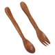 thumbnail image 3 of Juego De Tenedor De Cuchara De Madera, Cubiertos De Cocina Reutilizables Nanmu No Tóxicos, Resistentes, Ecológicos Para El Hogar Para Viajes ANGGREK Otros, 3 of 8