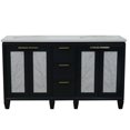 thumbnail image 6 of Trento 61" Double Rectangle Sink Vanity in Gray/White Quartz Stone, 6 of 15
