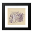 thumbnail image 2 of Georges Jules Victor Clairin 16x15 Black Modern Framed Museum Art Print Titled - Scenes&nbsp;Of Sarah Bernhardt's Life, 2 of 5