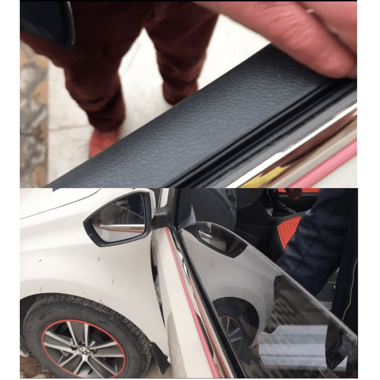 Universal 4m V-Shaped Rubber Seal Strip Car Door Window Glass Weatherstrip  USA