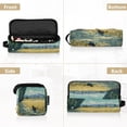 thumbnail image 5 of Hair Tool Organizer Bag with Heat Resistant Mat Removable Travel Storage Case for Hot Air Brushes Curling Irons Black Cat Walking Fields, 5 of 8