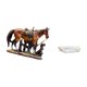 thumbnail image 5 of Figura de caballo,Figura coleccionable de caballo en miniatura,Bandeja de almacenamiento,Bandeja rectangular para servir,ideal para frutas y postres.,Bandeja decorativa multifuncional para el, 5 of 8