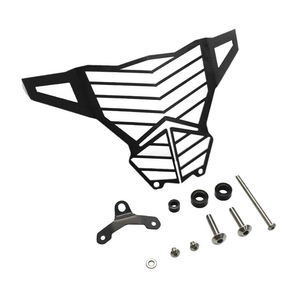 Protector de faro de motocicleta DYNWAVEMX cubierta protectora de rejilla de faro delantero Negro