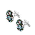 thumbnail image 2 of Easter Stylish Mens Cufflink Set and Shirt Clip Made of Stainless Steel for Formal Attire and Business Meetings, 2 of 6