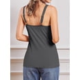 thumbnail image 6 of Charmo Womens's Cotton Tank Tops Built in Removable Padded Bra Camisole Adjustable Wider Straps Cami Shirts,S-3XL, 6 of 7
