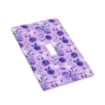 thumbnail image 3 of Kll Violet Wall Plate,Gloss Finish,Standard Size 1 - 5" X 3", Polycarbonate Thermoplastic,Electric Receptacle Plug Covers, 3 of 8