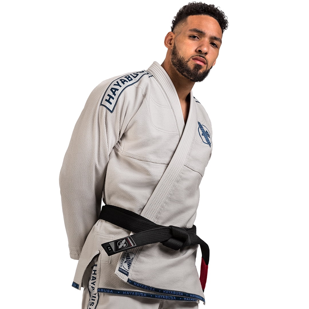 Hayabusa Lightweight Pearl Weave Jiu Jitsu Gi, Stone White A2