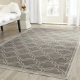 thumbnail image 2 of SAFAVIEH Amherst Collection 9' Square Grey / Light Grey AMT412C Moroccan Geometric Non-Shedding Living Room Bedroom Dining Home Office Area Rug, 2 of 4