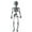 B, variant on Boovnll Skeleton, 11" Horror & Novelty Luminous Poseable Whole Body Mini Skeletons Figurines Skeleton Decor with Movable Joints for Graveyard Desktop Holiday Party, Halloween Decorations