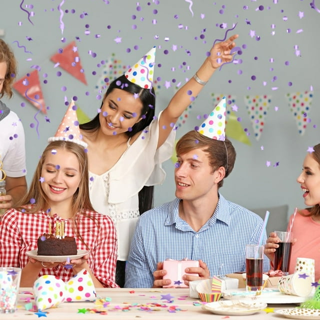 Xihbxyly Pistolas de Confeti Multicolor, Lanzadores Neumáticos de Confeti, Seguros y Fáciles de Usar, Perfectos para Cumpleaños, Bodas, Festividades, Festivales y Celebraciones Divertidas. Tamaño de