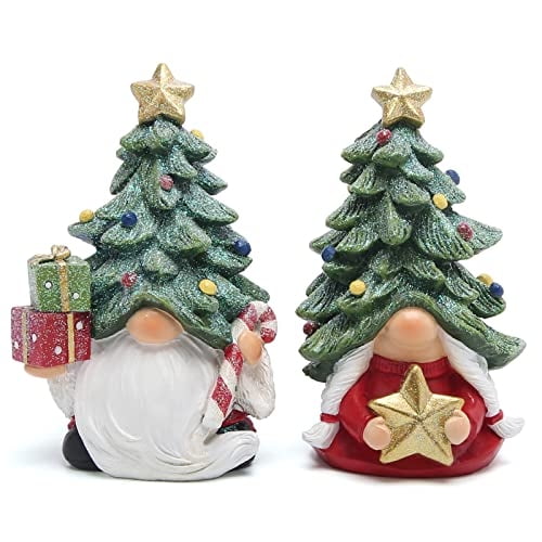 Figuras de gnomos navideños de Hodao, 2 unidades