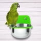 thumbnail image 3 of Tazones De Alimentación De Pájaros De Acero Inoxidable, Tazón De Comida Para Loros Jaula Con Soporte De Abrazadera De Metal Alimento Para Alimento De Agua Tazón Taza De, 3 of 7