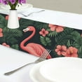 thumbnail image 4 of Yayeee Table Runner 90 inches Long Home Kitchen Dinning Party Decoration, Red Flamingo Pattern, 4 of 7