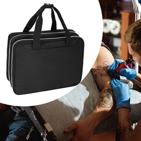 Serenable Case Kit Box Case 2 Layer Accessories Supplies Carrying Case Supplies for Pen Ink Stencil Printer