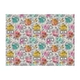 thumbnail image 4 of KLL Skull and Flowers Print Fleece Throw Blanket, Horizontal Fleece Bedding Cute Soft Blankets Comfy Fleece Flannel Plush Home Decor for Couch & Bed -80"x60", 4 of 9
