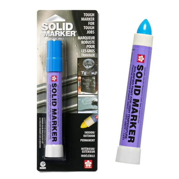Marcador de pintura Sakura Solid Marker azul impermeable