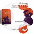 thumbnail image 6 of Halloween Pumpkin Bat Orange Shower Curtain Set ，Waterproof Fabric Shower Curtains Shower Curtains for Bathroom,Bathroom Decor 54x"78", 6 of 6