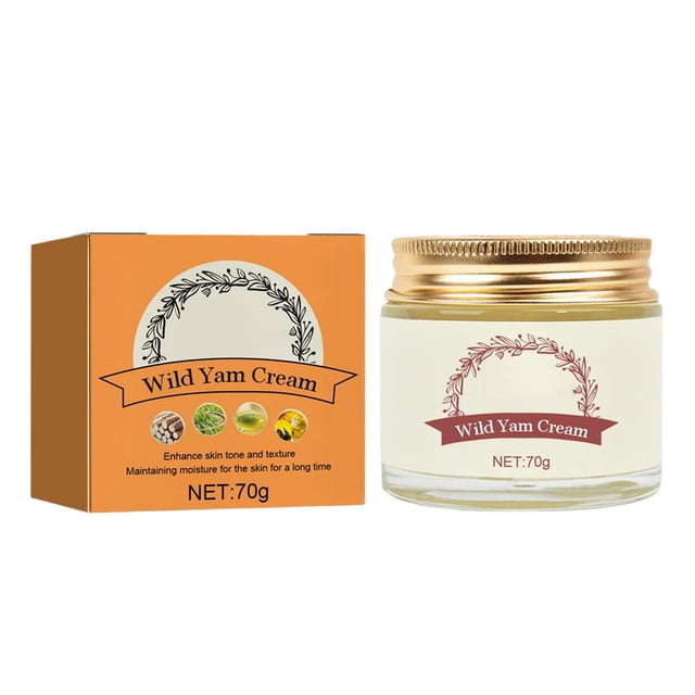TQEHS Crema de ñame silvestre orgánico: apoyo para el equilibrio hormonal durante la perimenopausia y el síndrome R7E3