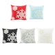 thumbnail image 2 of Crewel Snowflake Patterns Algodón Transpirable Funda de almohada suave Funda de almohada decorativa navideña sidaley JJ15966-01, 2 of 7