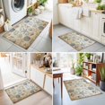thumbnail image 4 of Entryway Rug 2'x3', Summer Coastal Kitchen Runner Rugs Non-Slip Carpet Mats, Marine Beach Seashell Starfish Conch Beige Bedside Rugs Runners Washable Floor Carpet for Bathroom Laundry Room, 4 of 8