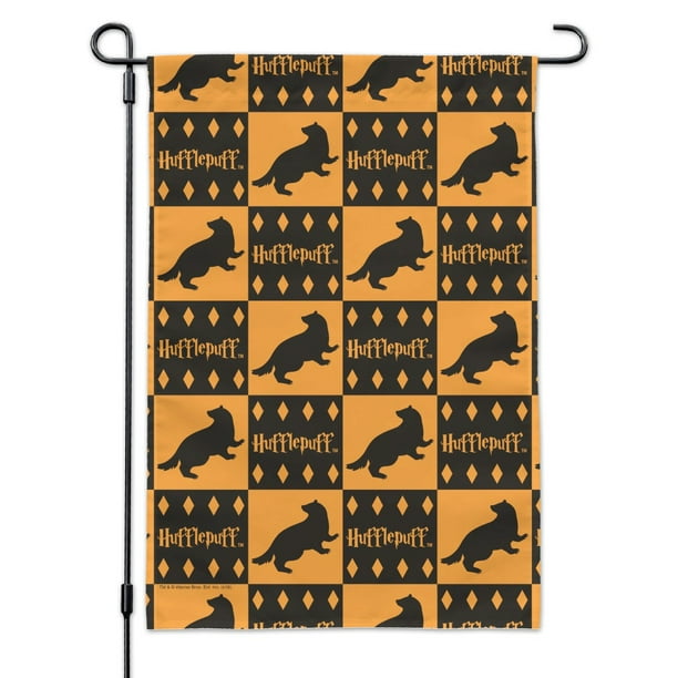 Harry Potter Hufflepuff Pattern Garden Yard Flag