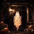 thumbnail image 5 of 5.9 FT Large Hanging Ghost, Halloween Witch Swing for Outdoor Decor Enyisa, 5 of 7