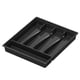 thumbnail image 1 of Bandeja organizadora para cajones de cubiertos, almacenamiento de cubiertos de plástico para cajones de cocina, soporte para cubiertos y utensilios, divisor para cucharas, tenedores, cuchillos,, 1 of 5