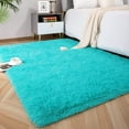 thumbnail image 1 of Soft Fluffy Area Rugs for Bedroom Kids Room Plush Shaggy Nursery Rug Furry Throw Carpets for Boys Girls, College Dorm Fuzzy Rugs Living Room Home Decorate Rug, 1 of 7