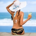 thumbnail image 5 of Crocodile Starry Sky Sunflower Swimming Suit Bikini Set Bikinis, Detachable Sponge, Adjustable Strap, Two-Pack, Beach Pool Party Vacation Wear, 5 of 6