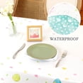 thumbnail image 3 of Easter Tablecloth 60 x 84 Inch, Waterproof Egg Themed Table Cloth, Washable Table Cover for Holiday Dinner Party Decoration, 3 of 6