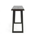 thumbnail image 4 of Steve Silver Industrial Narrow Counter Height 60 inch width Pub Table, Cherry Brown, 4 of 9