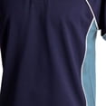 thumbnail image 3 of Finden & Hales Kids Big Boys Piped Performance Sports Polo Shirt, 3 of 4