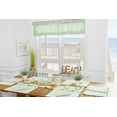 thumbnail image 5 of Ashford Sage Green Gingham 100% Cotton Set of 2 Window Valances 15.5" x 72", 5 of 9