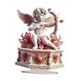 thumbnail image 2 of Estatua de escritorio para el día de San Valentín, adorno acrílico plano 2D, figura de amor de pareja hecha a mano moderna para regalos, exhibición en, 2 of 8
