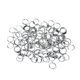 thumbnail image 1 of Anillos abiertos de calibre 21 de 4 Chapado en plata - 100 piezas, 1 of 3