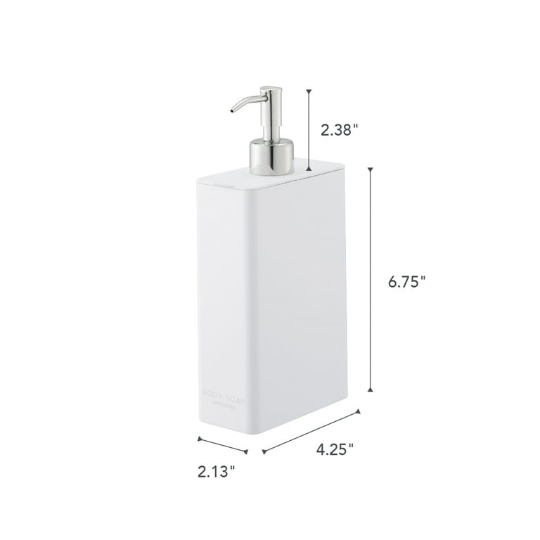 Yamazaki Home Rectangle Shower Dispenser, ABS Plastic, Body Soap