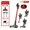Red, variant on Cordless Stick Vacuum Cleaner, 8-in-1 Powerful Suction, LED Display, 3 Modes, Anti-Tangle, 50.72oz Dust Cup, Lightweight for Hardwood/Carpet/Pet Hair