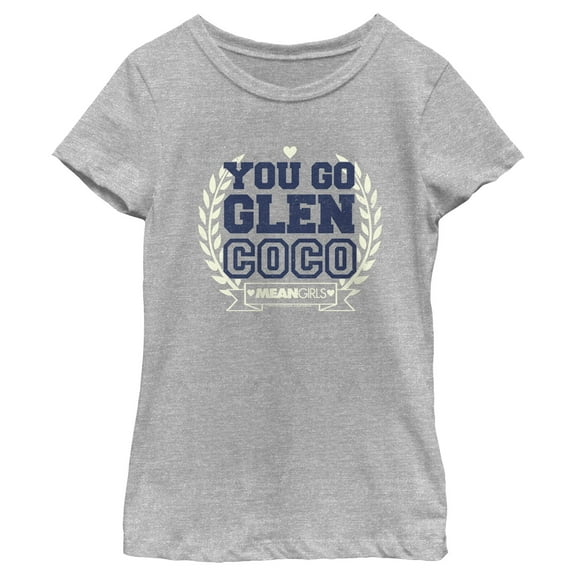 Girl's Mean Girls You Go Glen Coco Graphic Tee Athletic Heather Large