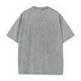 thumbnail image 4 of Zimjoy Oversized Tshirts for Men Casual Crewneck Mens Gray Tshirt Vintage Mens Washed Cotton T Shirts Loose Fit Short Sleeve Fashion Clothing, Light Gray S, 4 of 8