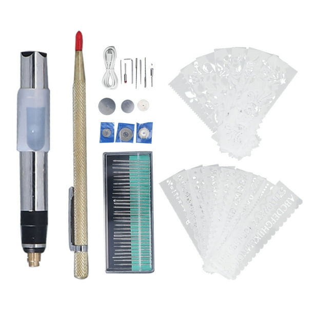Mini herramienta de grabado DIY, bolígrafo micrograbador eléctrico, bolígrafo de grabado inalámbrico, bolígrafo grabador inalámbrico, funcionalidad inteligente Jadeshay A