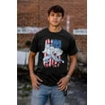thumbnail image 5 of Street Fighter America Flag USA Guile Men's Graphic T Shirt Tees Brisco Brands S, 5 of 6