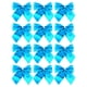 thumbnail image 2 of Uuiauoio Mini Christmas Tree Ornaments 12-Pack, Bow Hanging Decor for Xmas Tree, Festive Home and Party Decoration, Small Decorative Accents for Holiday Displays and Crafts, 2 of 7
