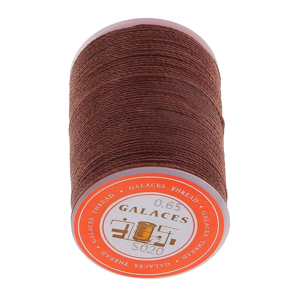 Hilo encerado 0,65 mm Cordón de poliéster para coser de artesanía Café Zulema Cordón de poliéster encerado