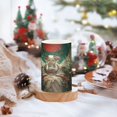 thumbnail image 5 of WOBOGO Size Combo Candle Flickering Flameless with Remote Control and Timer for Romantic Atmosphere Lass with Antlers and White Wings, 5 of 7
