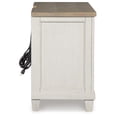 thumbnail image 5 of Signature Design by Ashley Shaybrock Modern Farmhouse Nightstand with USB Charging, 2 Drawers - Antique White, 5 of 8