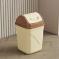 thumbnail image 6 of Dongrere Compact 9x9 Inch Swing-Lid Trash Can for Office & Bathroom | Odor-Control Small Waste Bin, 6 of 6