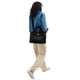 thumbnail image 4 of Bolsa Tote Cargo Bubble  C0ach  de piel Negra con logo bordado, 4 of 8