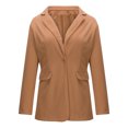 thumbnail image 4 of LYXSSBYX Womens Long Sleeve Dress Hot Sale Clearance Fashion Women Casual Pockets Long Sleeve Casual Solid Coat Cardigan Blouse, 4 of 8