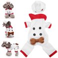 thumbnail image 4 of Dog Hat Clothes Set, Dog Winter Clothes Keep Cats And Dogs Comfortable All Day Long  For Christmas For Halloween For Party For Birthday L, 4 of 8