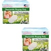 NuAngel All-Natural Cotton Biodegradable Cotton Nursing Pads, White, 120ct